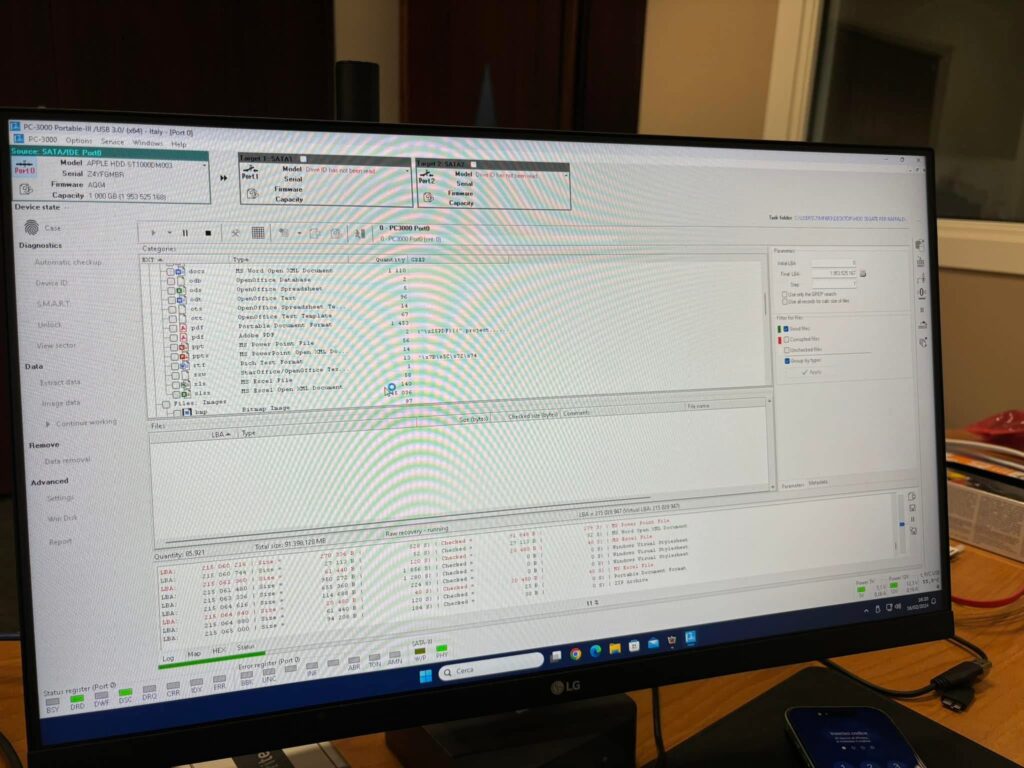 Recupero dati hard disk